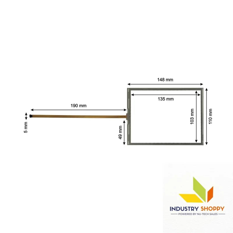 Touch Screen for Allen Bradley 2711P-B7C22A9P HMI Panel Touch Screen for Allen Bradley 2711P-B7C22A9P HMI Panel